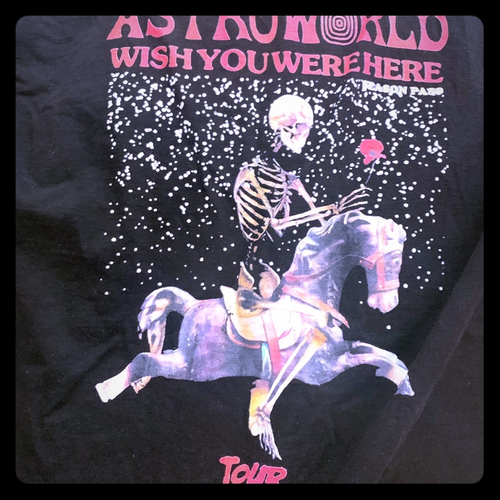 Travis Scott AstroWorld wish you were here tee
